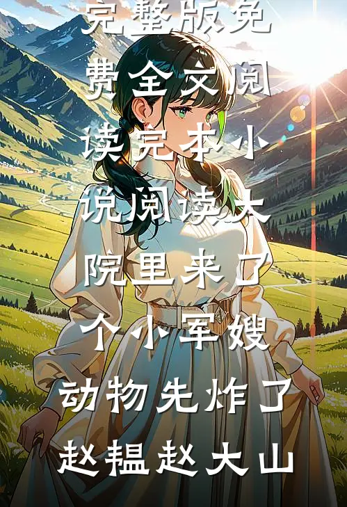 大院里来了个小军嫂，动物先炸了赵韫赵大山完整版免费全文阅读_完本小说阅读大院里来了个小军嫂，动物先炸了(赵韫赵大山)