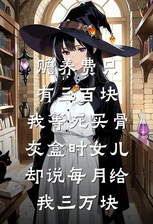赡养费只有三百块，我等死买骨灰盒时女儿却说每月给我三万块