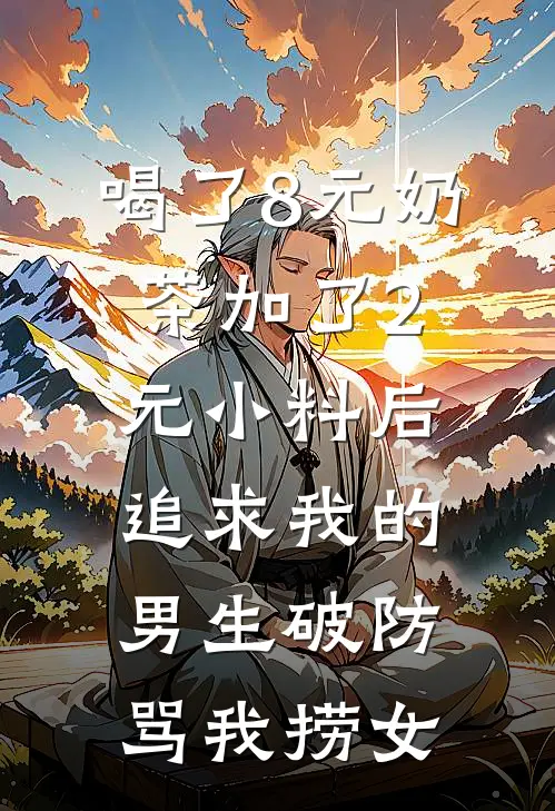 喝了8元奶茶加了2元小料后，追求我的男生破防骂我捞女