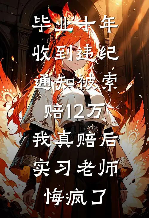 毕业十年收到违纪通知被索赔12万，我真赔后实习老师悔疯了