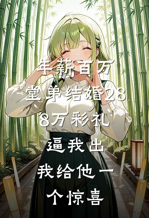 年薪百万，堂弟结婚28.8万彩礼逼我出，我给他一个惊喜