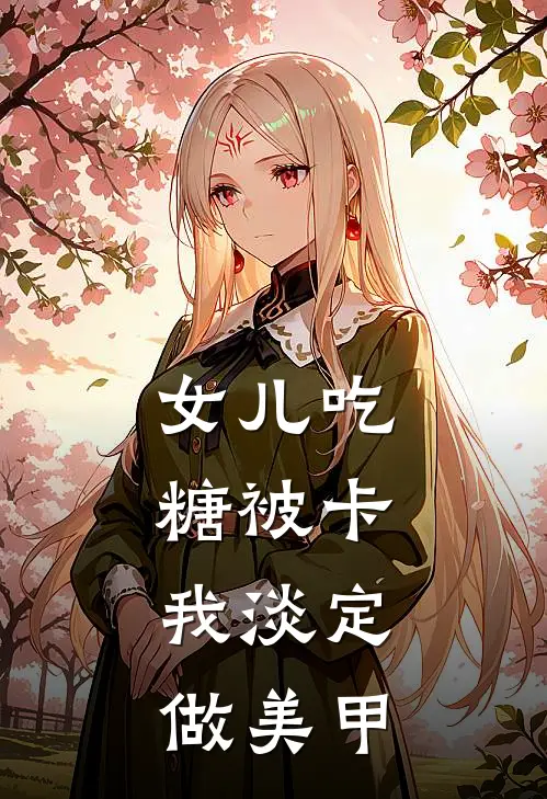 女儿吃糖被卡，我淡定做美甲