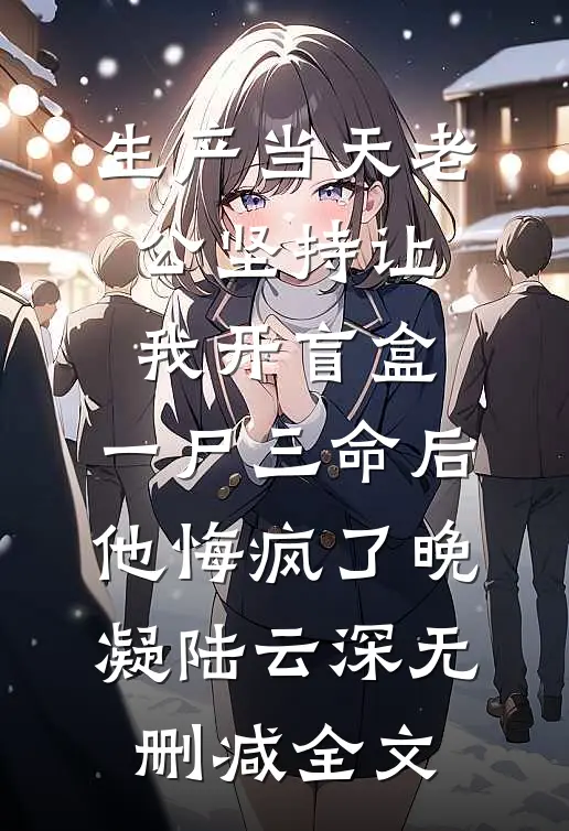 生产当天老公坚持让我开盲盒，一尸三命后他悔疯了晚凝陆云深无删减全文