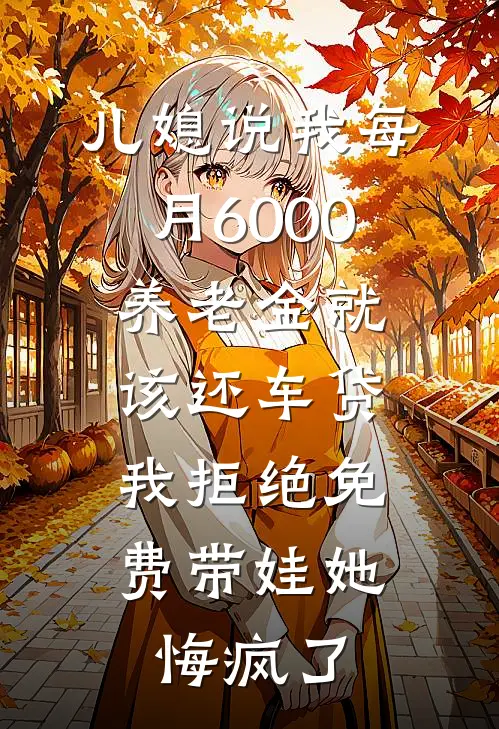 儿媳说我每月6000养老金就该还车贷，我拒绝免费带娃她悔疯了