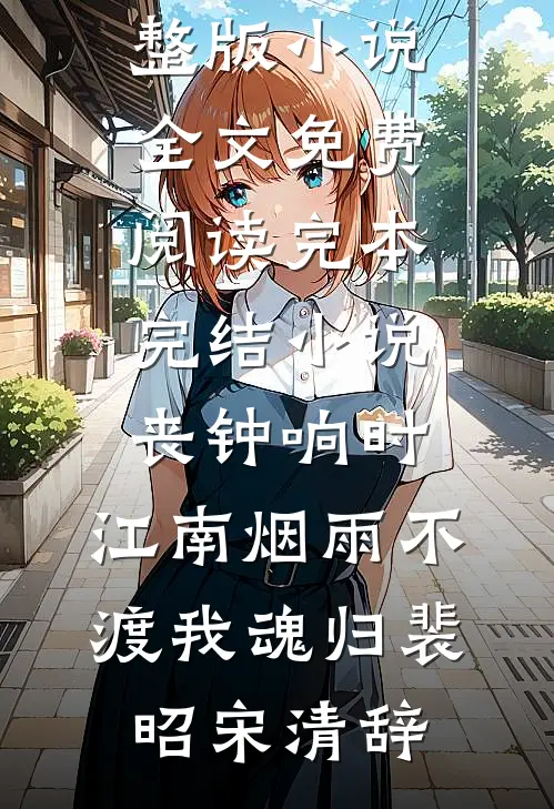 丧钟响时，江南烟雨不渡我魂归裴昭宋清辞完整版小说全文免费阅读_完本完结小说丧钟响时，江南烟雨不渡我魂归裴昭宋清辞
