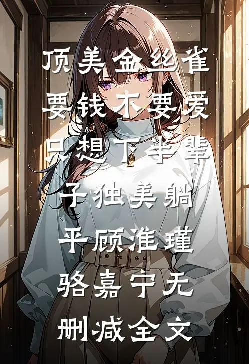 顶美金丝雀要钱不要爱，只想下半辈子独美躺平顾淮瑾骆嘉宁无删减全文