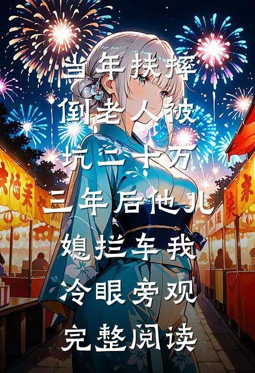当年扶摔倒老人被坑二十万，三年后他儿媳拦车我冷眼旁观完整阅读