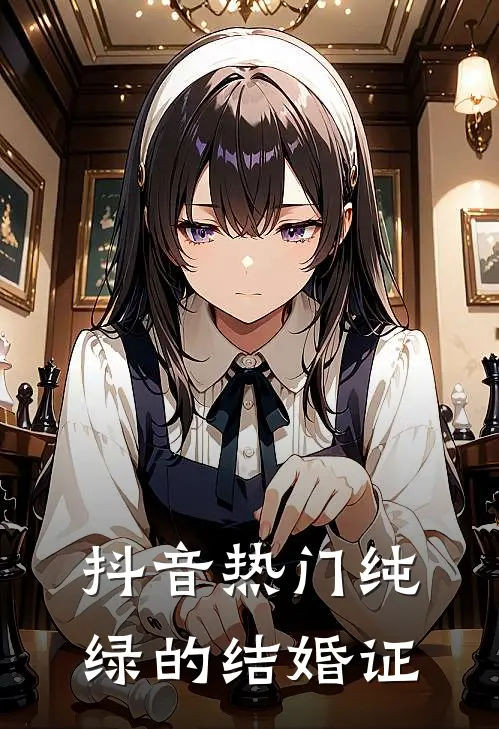 抖音热门纯绿的结婚证